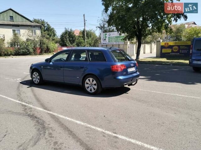 Синий Ауди А4, объемом двигателя 2.5 л и пробегом 210 тыс. км за 6400 $, фото 1 на Automoto.ua