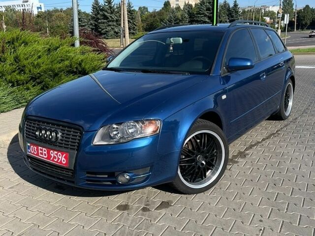 Синий Ауди А4, объемом двигателя 2 л и пробегом 280 тыс. км за 7200 $, фото 2 на Automoto.ua