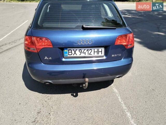 Синий Ауди А4, объемом двигателя 2.5 л и пробегом 210 тыс. км за 6400 $, фото 17 на Automoto.ua