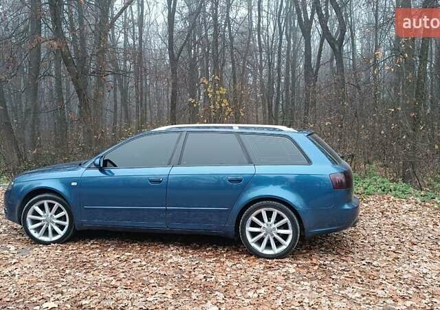 Синій Ауді А4, об'ємом двигуна 2 л та пробігом 284 тис. км за 6500 $, фото 1 на Automoto.ua
