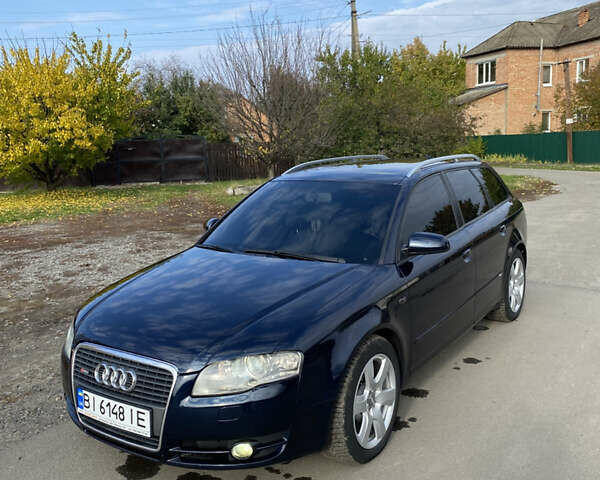 Ауді А4 2006 у Гадяче на Automoto.ua Синій Ауді А4, об'ємом двигуна 2 л та пробігом 318 тис. км за 6700 $, фото 3 на Automoto.ua