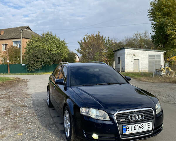 Ауді А4 2006 у Гадяче на Automoto.ua Синій Ауді А4, об'ємом двигуна 2 л та пробігом 318 тис. км за 6700 $, фото 2 на Automoto.ua