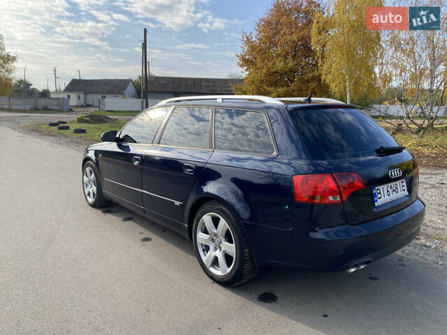 Ауді А4 2006 у Гадяче на Automoto.ua Синій Ауді А4, об'ємом двигуна 2 л та пробігом 318 тис. км за 6700 $, фото 12 на Automoto.ua