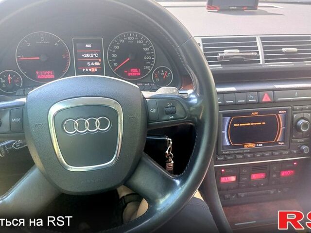 Синий Ауди А4, объемом двигателя 2 л и пробегом 344 тыс. км за 7100 $, фото 1 на Automoto.ua