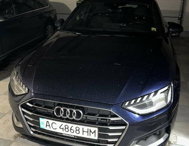 Синий Ауди А4, объемом двигателя 2 л и пробегом 172 тыс. км за 28499 $, фото 1 на Automoto.ua