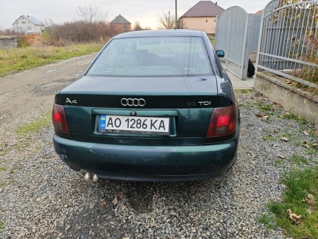 Зеленый Ауди А4, объемом двигателя 1.9 л и пробегом 420 тыс. км за 2000 $, фото 3 на Automoto.ua