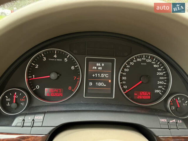Зеленый Ауди А4, объемом двигателя 1.98 л и пробегом 260 тыс. км за 7500 $, фото 9 на Automoto.ua