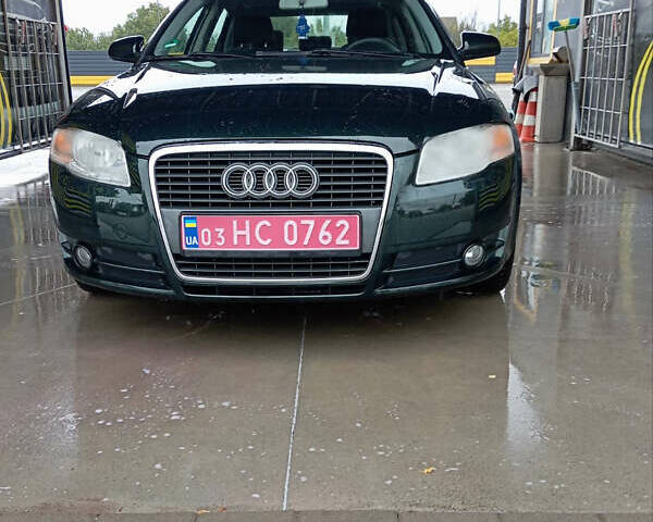 Ауді А4 2007 у Липовце на Automoto.ua Зелений Ауді А4, об'ємом двигуна 0 л та пробігом 251 тис. км за 6800 $, фото 1 на Automoto.ua