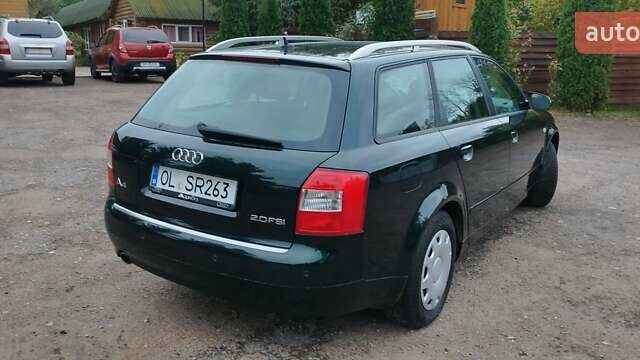 Зеленый Ауди А4, объемом двигателя 2 л и пробегом 201 тыс. км за 5899 $, фото 20 на Automoto.ua