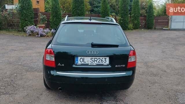 Зеленый Ауди А4, объемом двигателя 2 л и пробегом 201 тыс. км за 5899 $, фото 17 на Automoto.ua