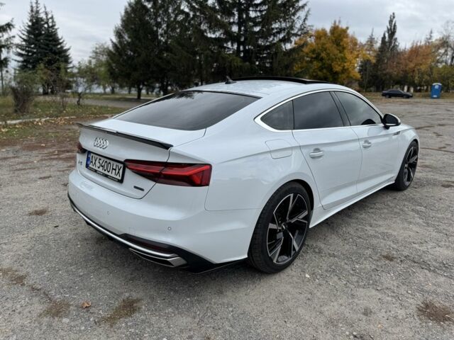 Ауді A5 2022 у Чугуеве на Automoto.ua Білий Ауді A5, об'ємом двигуна 2 л та пробігом 41 тис. км за 28999 $, фото 6 на Automoto.ua