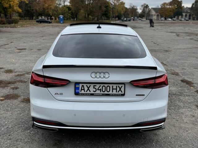Ауді A5 2022 у Чугуеве на Automoto.ua Білий Ауді A5, об'ємом двигуна 2 л та пробігом 41 тис. км за 28999 $, фото 7 на Automoto.ua