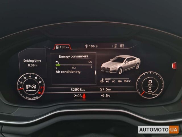 Белый Ауди А5, объемом двигателя 2 л и пробегом 62 тыс. км за 28600 $, фото 6 на Automoto.ua