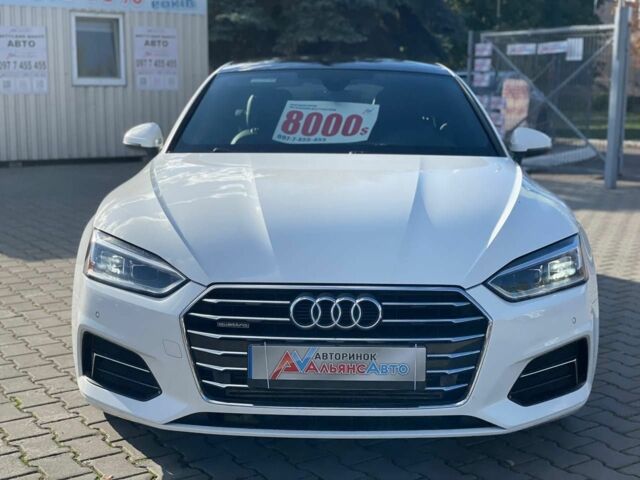 Білий Ауді A5, об'ємом двигуна 2 л та пробігом 100 тис. км за 28100 $, фото 1 на Automoto.ua