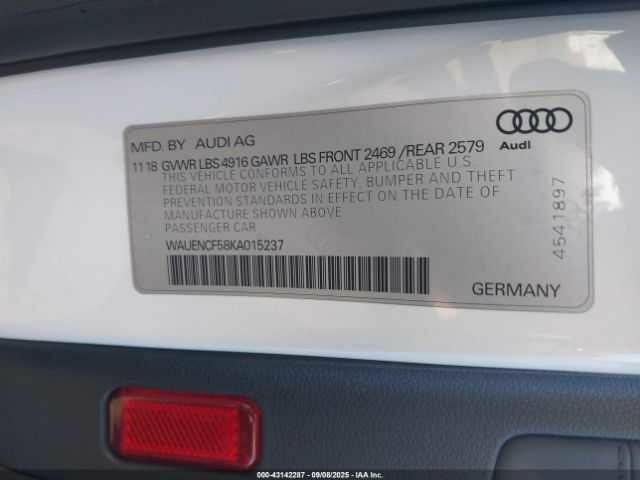 Білий Ауді A5, об'ємом двигуна 0 л та пробігом 106 тис. км за 7600 $, фото 13 на Automoto.ua