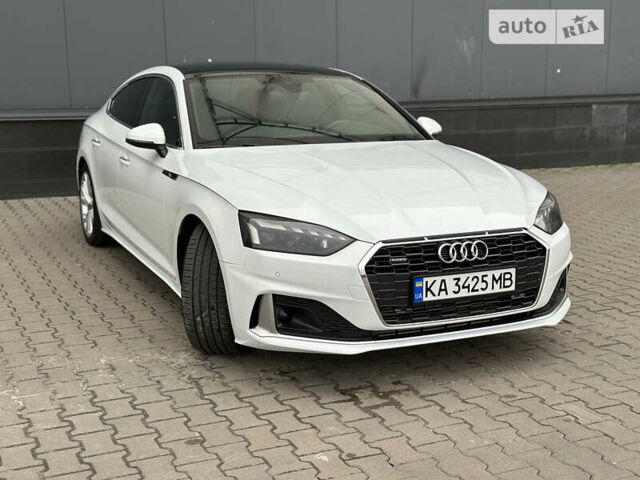 Білий Ауді A5, об'ємом двигуна 2 л та пробігом 82 тис. км за 38000 $, фото 1 на Automoto.ua