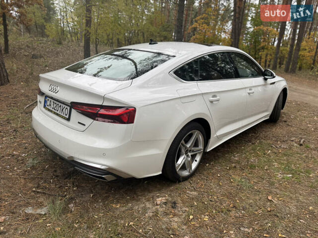 Ауді A5 2021 у Черкасах на Automoto.ua Білий Ауді A5, об'ємом двигуна 1.98 л та пробігом 65 тис. км за 33400 $, фото 6 на Automoto.ua
