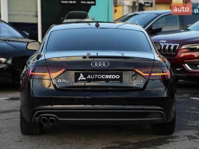 Черный Ауди А5, объемом двигателя 2 л и пробегом 123 тыс. км за 15000 $, фото 4 на Automoto.ua
