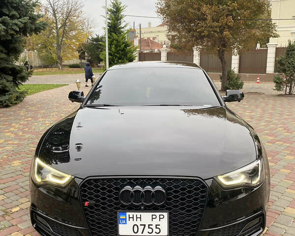 Черный Ауди А5, объемом двигателя 1.98 л и пробегом 162 тыс. км за 13999 $, фото 1 на Automoto.ua