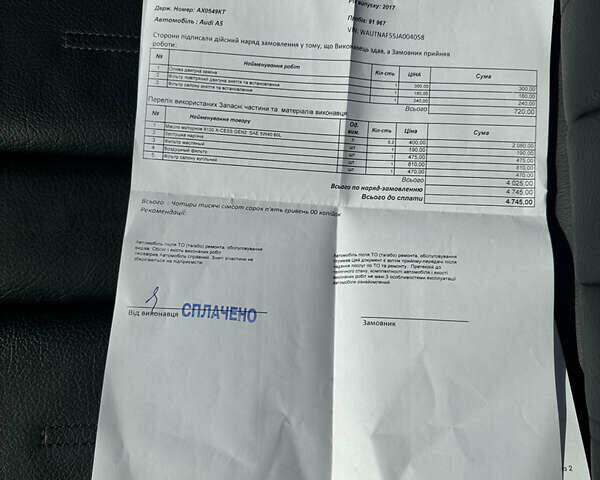 Чорний Ауді A5, об'ємом двигуна 2 л та пробігом 90 тис. км за 30000 $, фото 42 на Automoto.ua