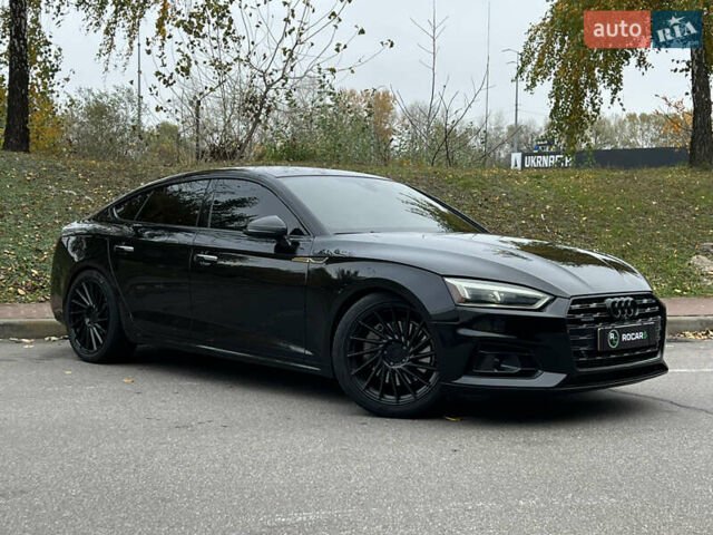 Черный Ауди А5, объемом двигателя 1.98 л и пробегом 240 тыс. км за 23000 $, фото 1 на Automoto.ua