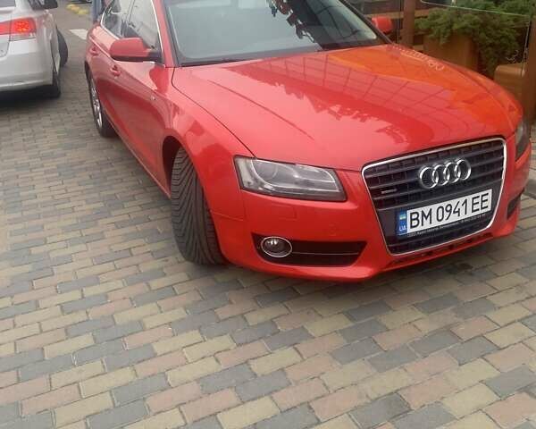 Красный Ауди А5, объемом двигателя 1.98 л и пробегом 210 тыс. км за 10500 $, фото 1 на Automoto.ua