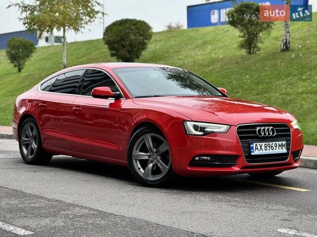 Красный Ауди А5, объемом двигателя 1.8 л и пробегом 143 тыс. км за 13400 $, фото 2 на Automoto.ua