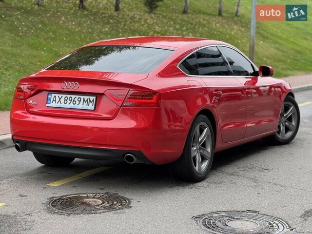 Красный Ауди А5, объемом двигателя 1.8 л и пробегом 143 тыс. км за 13500 $, фото 3 на Automoto.ua