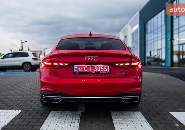 Красный Ауди А5, объемом двигателя 2 л и пробегом 14 тыс. км за 30500 $, фото 2 на Automoto.ua