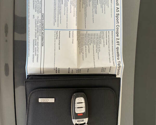 Серый Ауди А5, объемом двигателя 2 л и пробегом 92 тыс. км за 15900 $, фото 80 на Automoto.ua