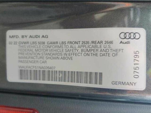 Серый Ауди А5, объемом двигателя 2 л и пробегом 93 тыс. км за 10200 $, фото 11 на Automoto.ua