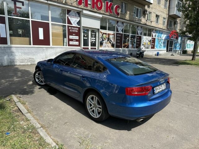 Синий Ауди А5, объемом двигателя 2 л и пробегом 215 тыс. км за 11000 $, фото 2 на Automoto.ua