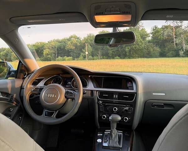 Синий Ауди А5, объемом двигателя 2 л и пробегом 160 тыс. км за 12000 $, фото 4 на Automoto.ua