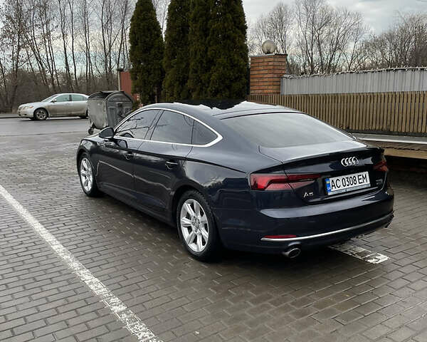 Синій Ауді A5, об'ємом двигуна 2 л та пробігом 126 тис. км за 34500 $, фото 1 на Automoto.ua