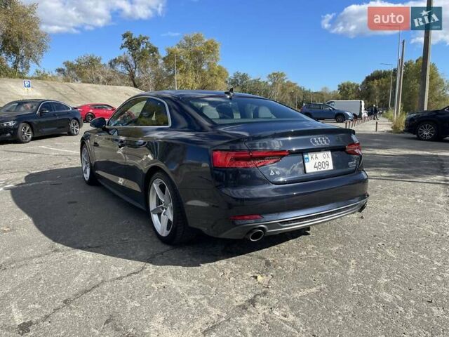 Ауди А5 2017 в Киеве на Automoto.ua Синий Ауди А5, объемом двигателя 1.98 л и пробегом 64 тыс. км за 24390 $, фото 3 на Automoto.ua