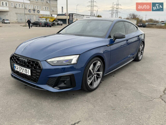 Синий Ауди А5, объемом двигателя 1.98 л и пробегом 112 тыс. км за 23999 $, фото 1 на Automoto.ua