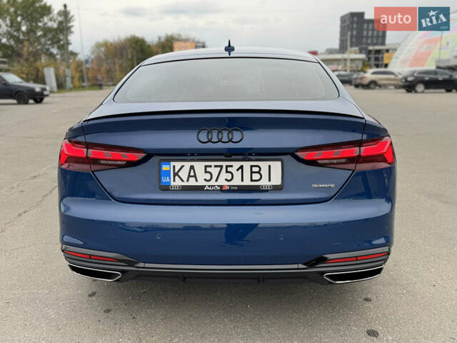 Синий Ауди А5, объемом двигателя 1.98 л и пробегом 112 тыс. км за 23999 $, фото 2 на Automoto.ua