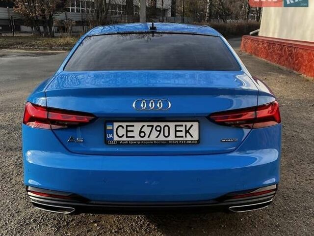 Синий Ауди А5, объемом двигателя 1.98 л и пробегом 11 тыс. км за 36500 $, фото 1 на Automoto.ua