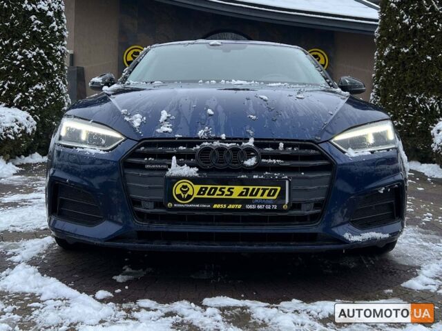 Синий Ауди А5, объемом двигателя 2 л и пробегом 108 тыс. км за 29900 $, фото 1 на Automoto.ua