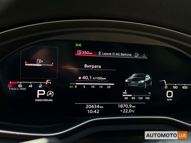 Синий Ауди А5, объемом двигателя 2 л и пробегом 21 тыс. км за 35900 $, фото 23 на Automoto.ua