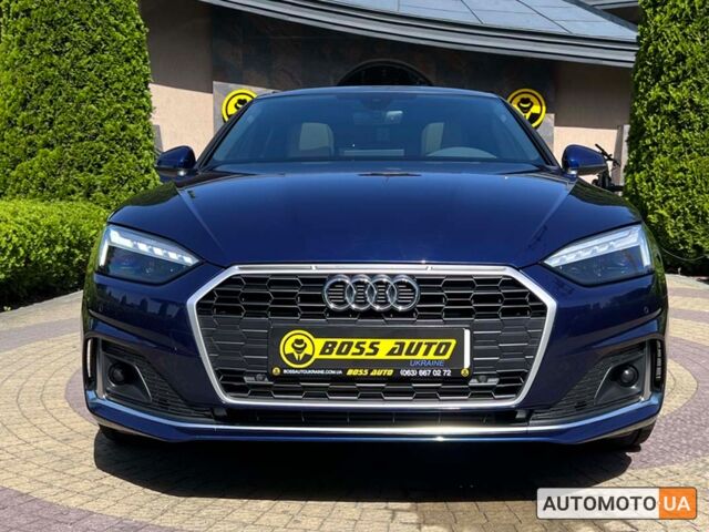 Синий Ауди А5, объемом двигателя 2 л и пробегом 21 тыс. км за 35900 $, фото 1 на Automoto.ua