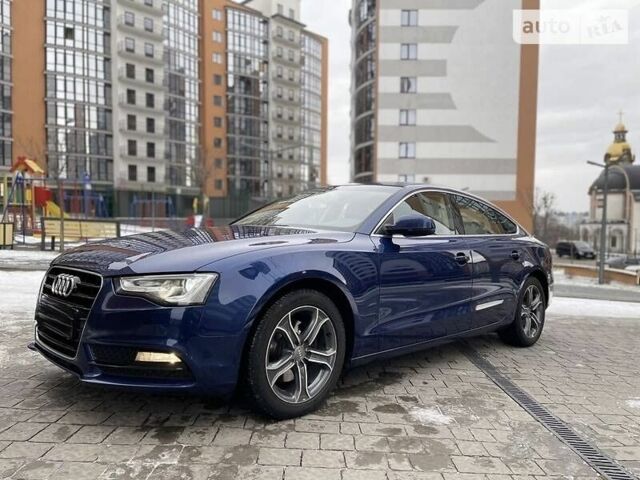 Синий Ауди А5, объемом двигателя 1.8 л и пробегом 165 тыс. км за 16000 $, фото 1 на Automoto.ua