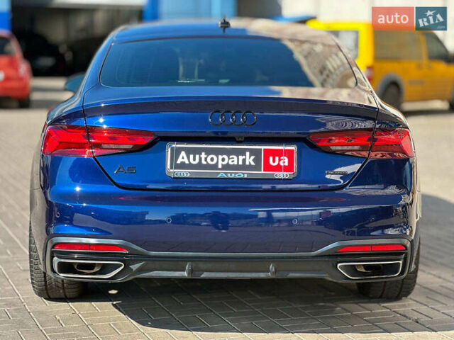 Синий Ауди А5, объемом двигателя 2 л и пробегом 78 тыс. км за 28990 $, фото 4 на Automoto.ua