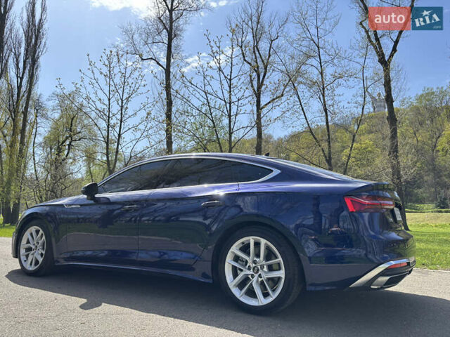Синий Ауди А5, объемом двигателя 1.98 л и пробегом 5 тыс. км за 41500 $, фото 2 на Automoto.ua