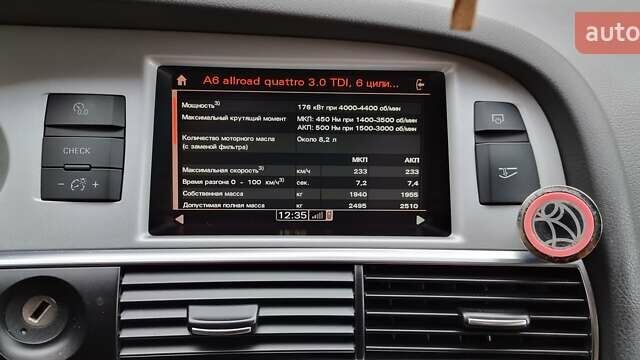 Черный Ауди А6 Олроуд, объемом двигателя 3 л и пробегом 286 тыс. км за 14500 $, фото 68 на Automoto.ua