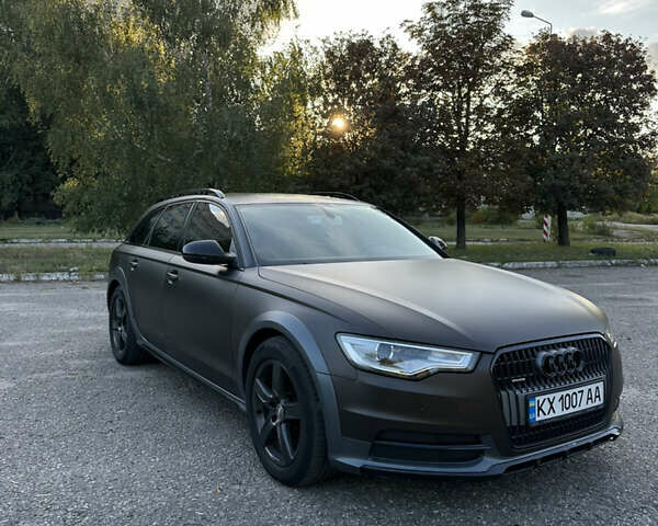 Коричневый Ауди А6 Олроуд, объемом двигателя 2.97 л и пробегом 160 тыс. км за 21999 $, фото 4 на Automoto.ua