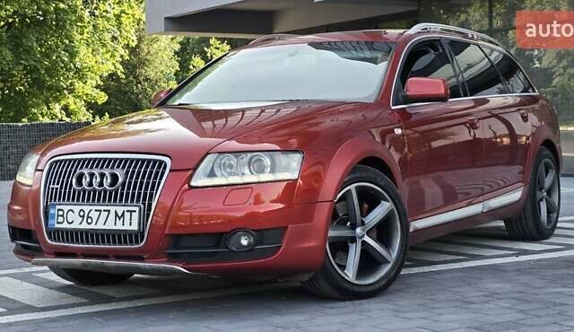 Красный Ауди А6 Олроуд, объемом двигателя 2.7 л и пробегом 385 тыс. км за 11200 $, фото 1 на Automoto.ua