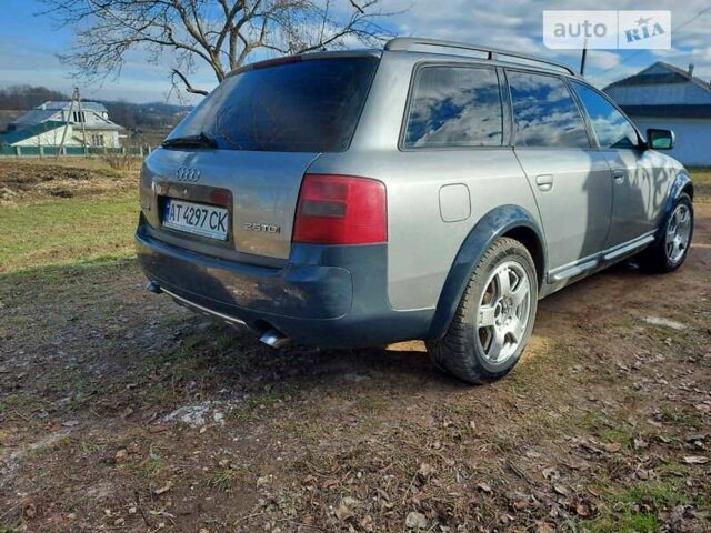 Сірий Ауді A6 Allroad, об'ємом двигуна 2.5 л та пробігом 400 тис. км за 6400 $, фото 4 на Automoto.ua