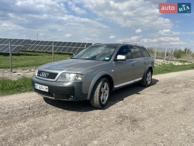 Серый Ауди А6 Олроуд, объемом двигателя 2.5 л и пробегом 384 тыс. км за 5350 $, фото 1 на Automoto.ua
