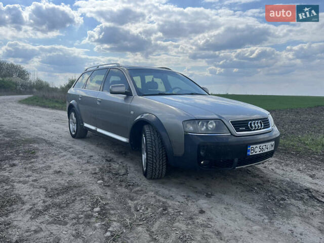 Серый Ауди А6 Олроуд, объемом двигателя 2.5 л и пробегом 384 тыс. км за 5350 $, фото 2 на Automoto.ua
